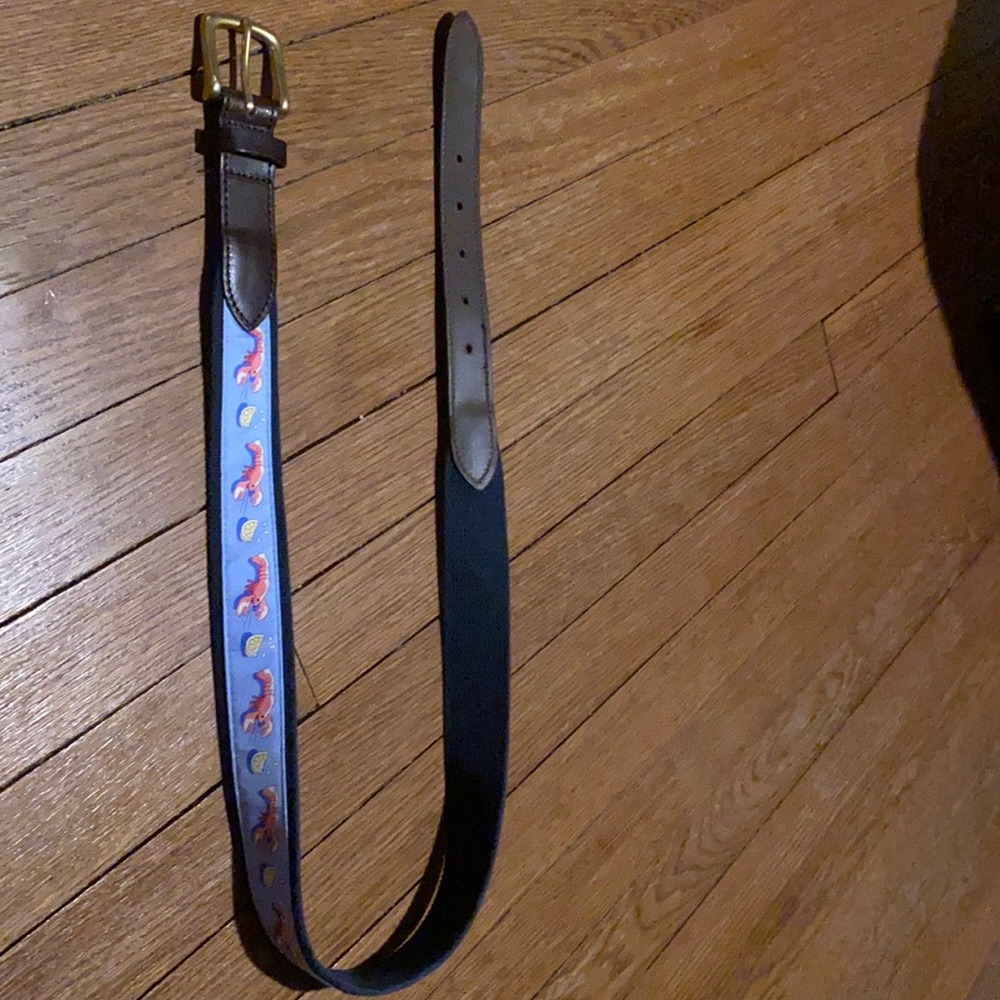 Mens VV belt.  Lobster and Lemon